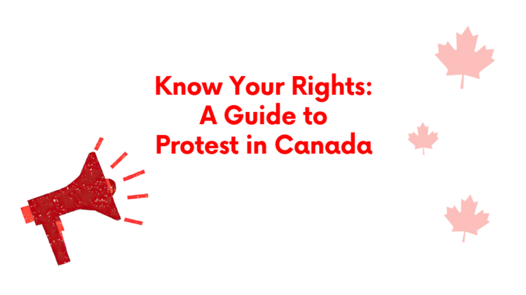 CCF Launches Guide to Safe Protesting in Canada