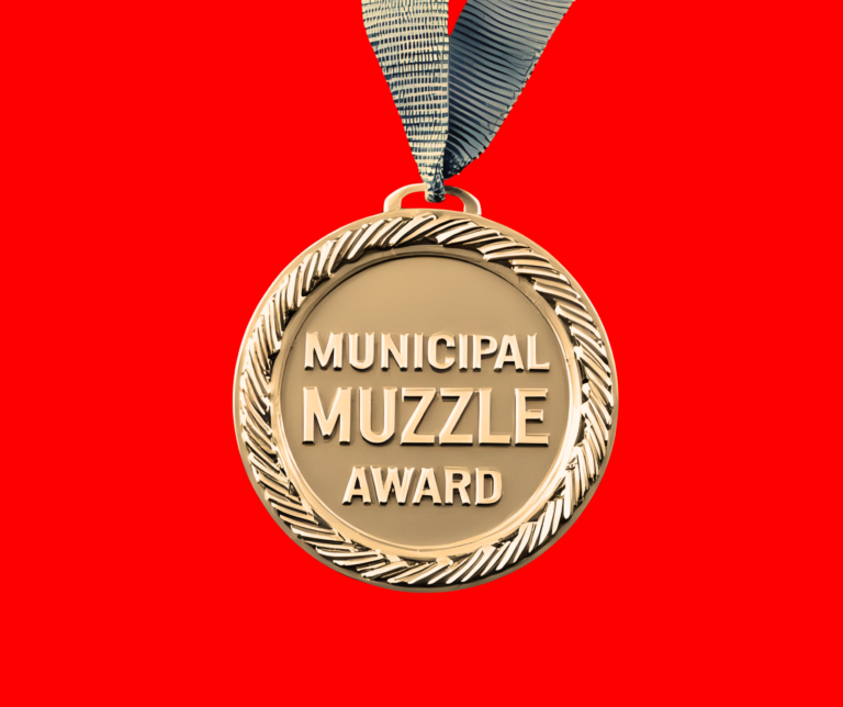 CCF Presents First-Ever Municipal Muzzle Award for Canada’s Most Censorious Bylaw