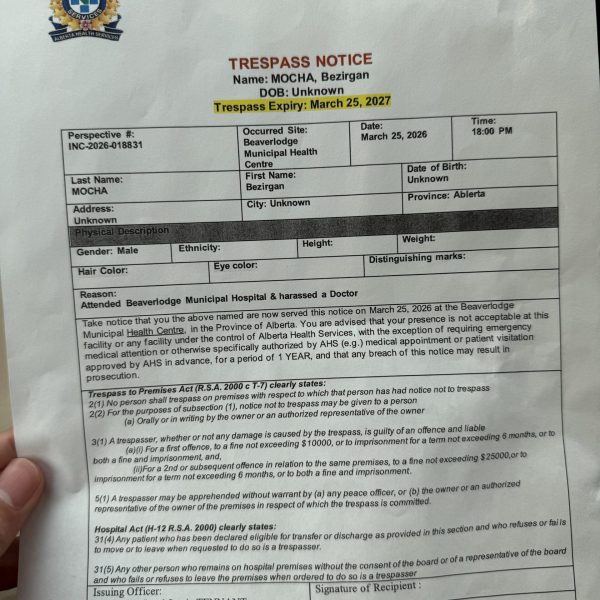 Trespass Notice