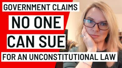 Trudeau government is arguing no one can sue for an unconstitutional law!