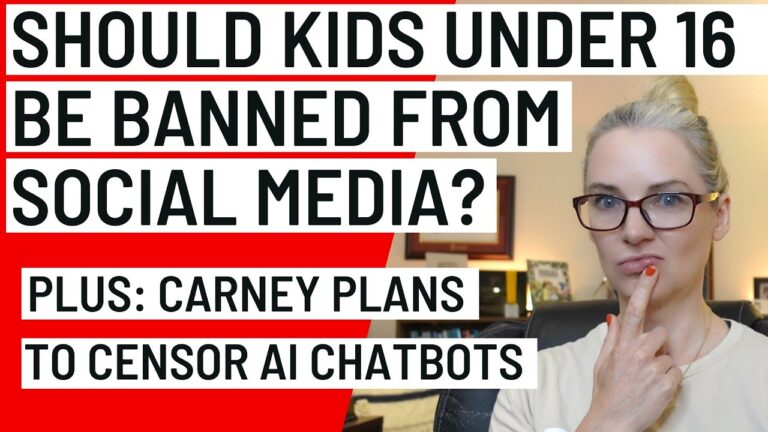 Should kids be banned from social media? Mark Carney thinks so, but he won’t say how he’ll do it.